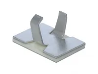 DeLOCK Cable clamp self-adhesive aluminium 10 pieces