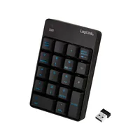 LogiLink ID0120 tastierino numerico Universale RF Wireless Nero
