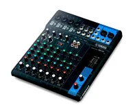 Yamaha Mischpult MG10 - 10-Kanal, analog - Powermixer: Nein - Stereoeingänge: 3 - Digitale Schnittstelle: Keine - Mic-/Linekanäle: 10 - Auxwege: 1 - Bauform: Pultform