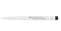 Faber-Castell Tuschestift Pitt Artist Pen Calligraphy 101 Weiss - Strichstärke: 2.5 mm - Set: Nein - Verpackungseinheit: 1 Stück - Eigenschaft-Stift: Wasserfest - Anwender: Kreativbedarf - Erwachsene - Fasermaler & Fineliner Art: Tuschestift