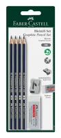 Faber-Castell Bleistift Goldfaber Set HB, 4 Stück - Strichstärke: Keine Angabe - Härtegrad: HB - Set: Ja - Anwender: Erwachsene - Kreativbedarf - Schule - Ergnonomisch Schreiben: Nein - Bleistiftart: Bleistift
