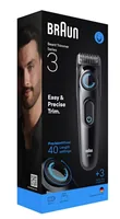 Braun Bartschneider Series 3 BT3520 - Rasierart: Trocken - Körperbereich: Gesicht - Detailfarbe: Schwarz - Minimale Schnittlänge: 0.5 mm - Maximale Schnittlänge: 20 mm - Trimmer Funktionen: Bartschneider