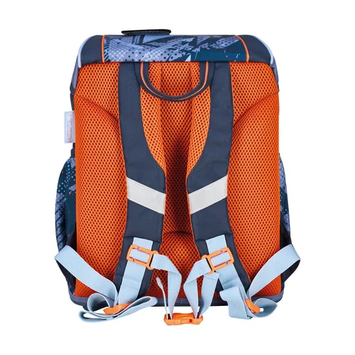 Herlitz Schulthek-Set UltraLight Plus TechMech 16 l - Altersempfehlung ab: 6 Jahren - Wasserabweisend: Ja - Detailfarbe: Blau - Gewicht: 750 g - Volumen: 16 l - Motiv: Diverse