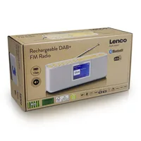 Lenco LEN PDR-046 Personal Analog & digital Brown, White