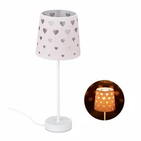 relaxdays Tischlampe Herzen - Leuchten Kategorie: Tischleuchte - Lichtfarbe: Je nach Leuchtmittel - Dimmbar: nicht dimmbar - Gesamtleistung: 40 W - Lampensockel: LED - Leuchtenfarbe: Rosa