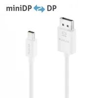 PureLink iSeries Kabel Mini-DisplayPort - DisplayPort, 2 m - Kabeltyp: Anschlusskabel - Videoanschluss Seite A: Mini-DisplayPort - Videoanschluss Seite B: DisplayPort - Detailfarbe: Weiss - HDMI Standard: Keine Angabe - Display Port Standard: 1.1