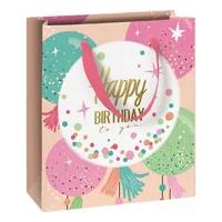 STEWO Geschenktasche Partyballoons 2543516450 beige 18x8x21cm