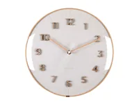 KARLSSON Wanduhr Esencia Dome 30 cm, Warmes Grau - Uhrtyp: Analog - Betriebsart: Akkubetrieb - Batteriebetrieb - Funksignal: Nein - Funktionen: Zeit - Form: Rund - Detailfarbe: Warmgrau
