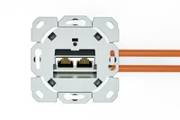 Digitus DN-9010/8-2 socket-outlet 2 x RJ-45 White