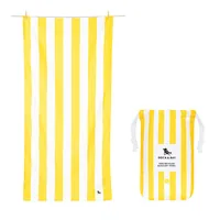 Dock & Bay Strandtuch Cabana L, Gelb, Weiss - Schnelltrocknend: Ja - Breite: 90 cm - Länge: 160 cm - Farbe: Weiss - Gelb - Material: Polyester - Polyamid (PA) - Sportart: Outdoor