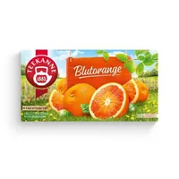 Teekanne Teebeutel Blutorange 20 Beutel, 60g - Teesorte/Infusion: Orangen - Zertifikate: Keine Zertifizierung - Packungsgrösse: 20 Stück - Fairtrade: Keine Angaben - Teeform: Teebeutel - Bio: Keine Angaben