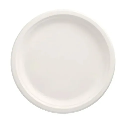 Papstar Einwegteller Pure Zuckerrohr D 26 cm 12 Stück - Produkttyp: Einwegteller - Materialtyp: Pflanzliche Faser - Material: Zuckerrohrpulpe (Bagasse) - Detailfarbe: Weiss - Verpackungseinheit: 12 Stück