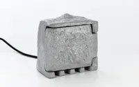 Schönenberger Gartenstromverteiler 4x T13 IP55, Stehend - Einsatzgebiet: Outdoor - Detailfarbe: Grau - Kinderschutz: Nein - Steckertyp Ausgang: T13 - Schalter: 2 Schalter - Steckdosenanzahl: 4