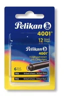 PELIKAN Tintenpatrone TP/6/2/B schwarz 12 Stück, Blister