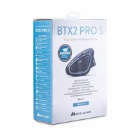 Midland BT-Headset BTX2 Pro S Einzeln - Display vorhanden: Nein - Anwendungsbereich: Motorrad