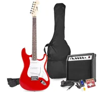 MAX Music GigKit Electric guitar Stratocaster 6 strings Red