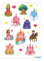 Herma Stickers Motivsticker Märchenschlösser 2 Blatt / 34 Sticker - Motiv: Schloss