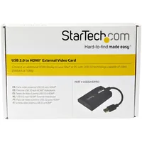StarTech.com USB32HDPRO USB graphics adapter 1920 x 1200 Pixel Schwarz