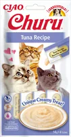 CIAO Churu Katzen-Snack Pürees Thunfisch, 4 x 14 g - Snackart: Flüssig - Tierbedürfnis: Kein besonderes Bedürfnis - Packungsgrösse: 56 g - Produkttyp: Ergänzungsfutter - Fleischsorte: Thunfisch - Tierart: Katze