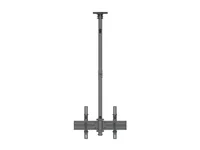 Multibrackets Deckenhalterung MBC1U Professional - Detailfarbe: Schwarz - Eigenschaften: 2-Sektionen - Deckenmontage - Modular erweiterbar - Neigbar - Maximale Bildschirmgrösse: 75 - Maximale Tragkraft: 50 kg