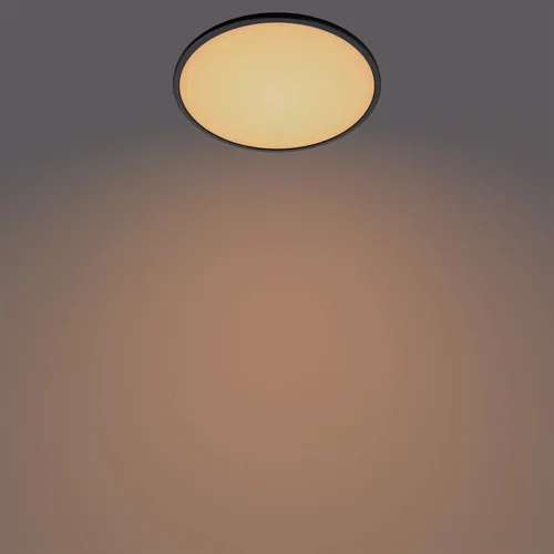 Philips Deckenleuchte LED SceneSwitch CL550 1500 lm 2700K, Schwarz - Leuchten Kategorie: Deckenleuchte - Betriebsart: Netzbetrieb - Lampensockel: LED fest verbaut - Farbtemperatur Kelvin: 2700 K - Dimmbar: nicht dimmbar - Farbwiedergabeindex CRI: 80