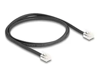 Delock Telefonkabel RJ11 Stecker zu RJ11 Stecker schwarz 1 m