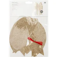 Rico Design Bastelset Glitter-Schleife Gold - Detailfarbe: Gold - Produkttyp: Bastelsets