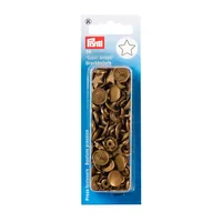 Prym Druckknöpfe Color Snaps Stern, Gold, 12.4 mm, 30 Stück - Detailfarbe: Gold
