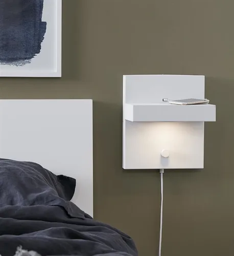 Markslöjd Wandleuchte KUBIK 5 W 3000 K, Weiss - Leuchten Kategorie: Wandleuchte - Betriebsart: Netzbetrieb - Lampensockel: LED fest verbaut - Farbtemperatur Kelvin: 3000 K - Dimmbar: dimmbar - Farbwiedergabeindex CRI: 80