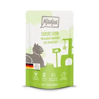 Mjamjam Nassfutter Quetschie Rind & Kürbis, 125 g - Tierbedürfnis: Kein besonderes Bedürfnis - Geschmacksrichtung: Rind - Geflügel - Zertifikate: Keine Zertifizierung - Fleischsorte: Rind - Huhn - Packungsgrösse: 125 g - Futtereigenschaft: Getreidefrei - 