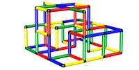 Quadro Spielturm Kletterpyramide - Produkttyp: Spielturm - Widerstandsfähigkeit: Witterungsbeständig - Altersempfehlung ab: 12 Monaten - Tiefe: 81 cm - Breite: 41 cm - Aussenanwendung: Ja
