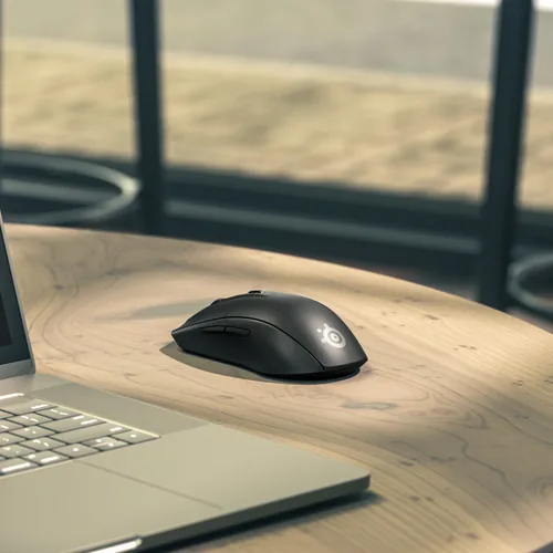 Steel Series Gaming-Maus Rival 3 Wireless - Maus Features: Umschaltbare DPI-Auflösung - RGB-Beleuchtung - Daumentaste - Beleuchtung - Scrollrad - Bedienungsseite: Rechtshänder - Detailfarbe: Schwarz - Gewicht: 106 g - Verbindungsart: Kabellos - Schnittste