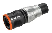 GARDENA Schlauchkupplung 13 mm (1/2) - 15 mm (5/8) Wasserstop - Material: Metall - Kunststoff - Produkttyp: Kupplung