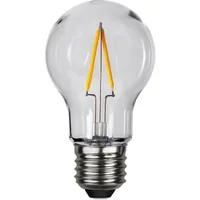Star Trading LED Leuchtmittel E27 A55 Outdoor Lighting PC Cover Filament - Energieeffizienzklasse: G - Lampensockel: E27 - Protokoll: Ohne - Smart Home: Nicht kompatibel - Farbtemperatur Kelvin: 2200 K - Gesamtleistung: 1 W