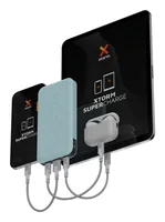 Xtorm Powerbank FS5102U 10000 mAh, Türkis - Akkutyp: Lithium-Polymer (LiPo) - Akkukapazität: 10000 mAh - Detailfarbe: Türkis - USB Ladeanschluss: Ja - USB-C PowerDelivery: Ja - Max. Output USB-C PowerDelivery: 20 W