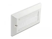 DELOCK Kabelmanagement Abdeckblende 146 x 86 mm