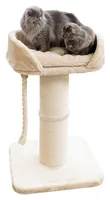 Kerbl Kratzbaum Toni XL 58 x 58 x 92 cm - Produkttyp: Kratzbaum - Tierart: Katze - Detailfarbe: Weiss - Höhe: 92 cm - Anzahl Liegeplätze: 1 ×