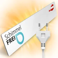 Technaxx Infrarotheizer Anti-Schimmel Dry M1 55 W - Detailfarbe: Weiss - Leistungsaufnahme Betrieb: 55 W - Thermostat: Nein - Produkttyp Heizgeräte: Infrarot-Heizer - Ausstattung: Überhitzungsschutz - Montagemöglichkeiten: Freistehend - Wand