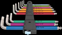 Wera 3950/9 Hex-Plus Multicolour Imperial Stainless 1 Edelstahl
