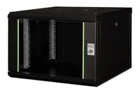 WALL MOUNTING CABINET 600X600MM 7U UNIQUE 420X600X600 MM BLACK