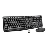 Ultron UMC300 keyboard Mouse included Universal RF Wireless German Black