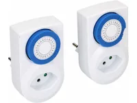Max Hauri AG 131845 electrical timer Blau, Weiß Täglicher Timer