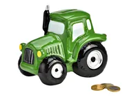 G. Wurm Spardose Traktor 17 x 14 x 11 cm - Breite: 17 cm - Höhe: 14 cm - Länge: 11 cm - Produkttyp Geschenke: Spardosen - Motiv: Traktor
