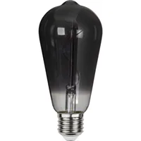 Star Trading Lampe LED Grace Smoke, 3 W, E27, Warmweiss (WW) - Energieeffizienzklasse EnEV 2020: Keine - Lampensockel: E27 - Farbtemperatur Kelvin: 1800 K - Gesamtleistung: 3 W - Dimmbar: nicht dimmbar - Zusätzliche Ausstattung: Keine