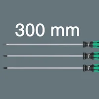 Wera 335/350/355/3 Schraubendr.- Set Kraftform Plus,300mm Klingen