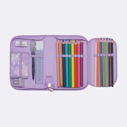 Beckmann Schulrucksack-Set Active Air Flx Unicorn Princess, 6-teilig - Altersempfehlung ab: 6 Jahren - Wasserabweisend: Ja - Detailfarbe: Violett - Gewicht: 1000 g - Volumen: 25 l - Motiv: Einhorn