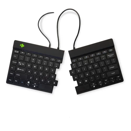 BREAK ERGONOMIC KEYBOARD QWERTY US BLACK WIRED