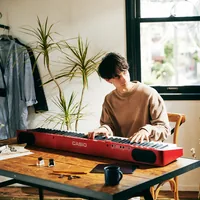 Casio E-Piano Privia PX-S1100 Rot - Tastatur Keys: 88 - Gewichtung: Gewichtet