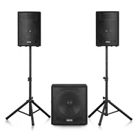 Vonyx PA-System VX1218BT - Prinzip: Aktiv - Einsatzgebiete: Gastro / Gewerbe - Home-Party /-Disco - Schulen / Aulen - Ausstattung: Bluetooth Audio Streaming - Equalizer - Fernbedienbar - Mikrofoneingang - USB Audio Streaming - Anwendungsbereich: Aerobic /