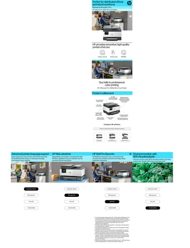 HP OfficeJet Pro 9120b AiO Printer A jet d'encre thermique A4 4800 x 1200 DPI 20 ppm Wifi